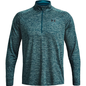 Under Armour Teal Long Sleeve Pullover Quarter Zip Youth Boy XL Golf Activewear
